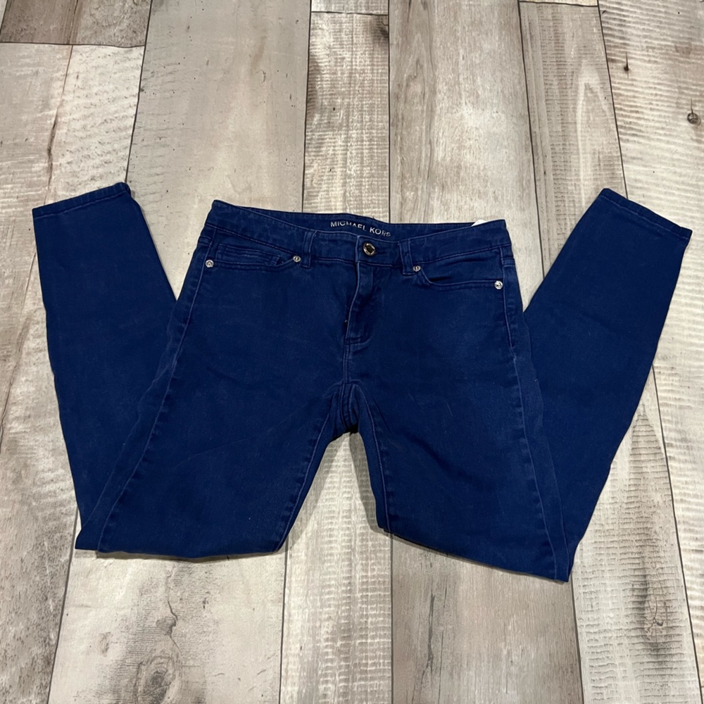 Michael kors blue denim pants Size 2 Bin BO